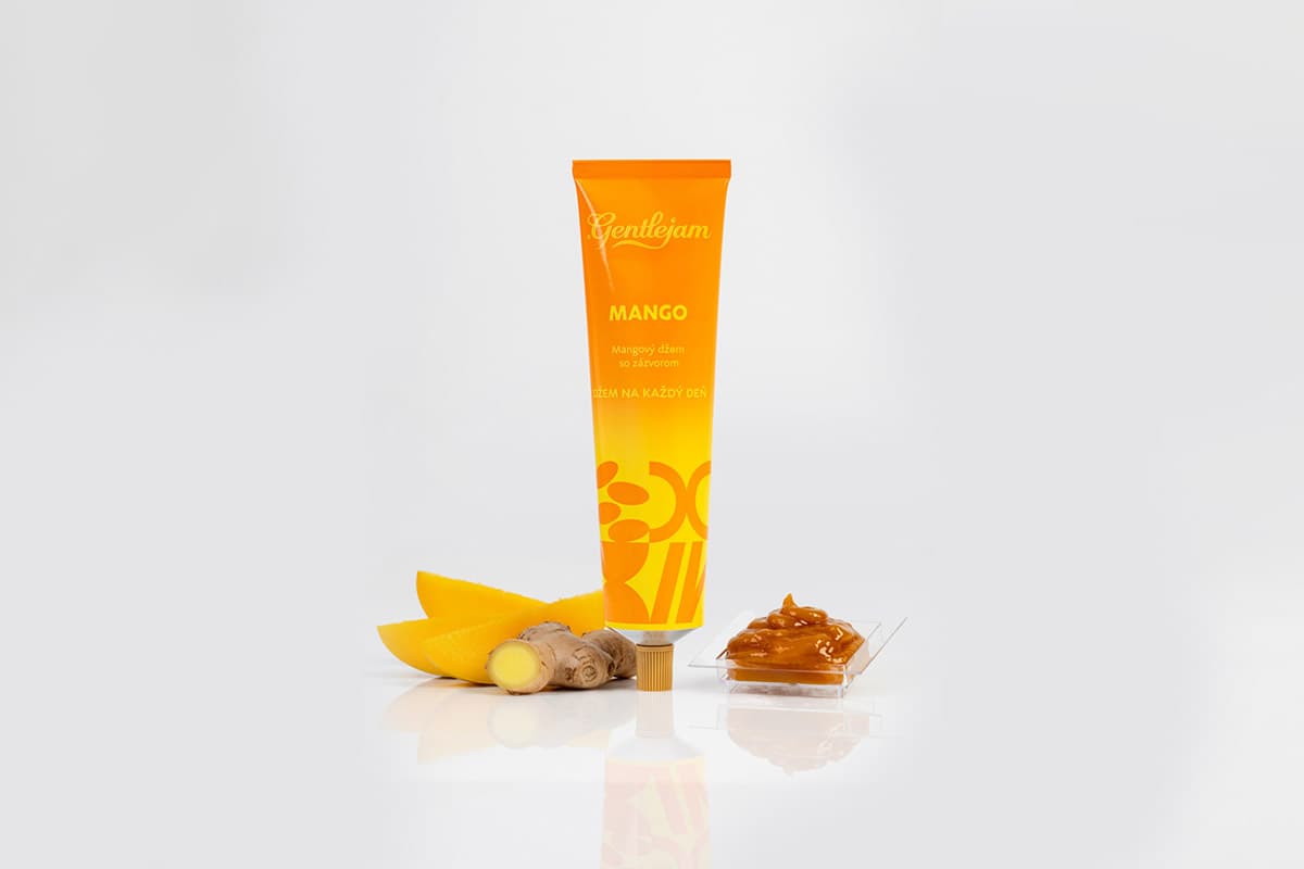 Mangový džem so zázvorom v tube — Džem v tube