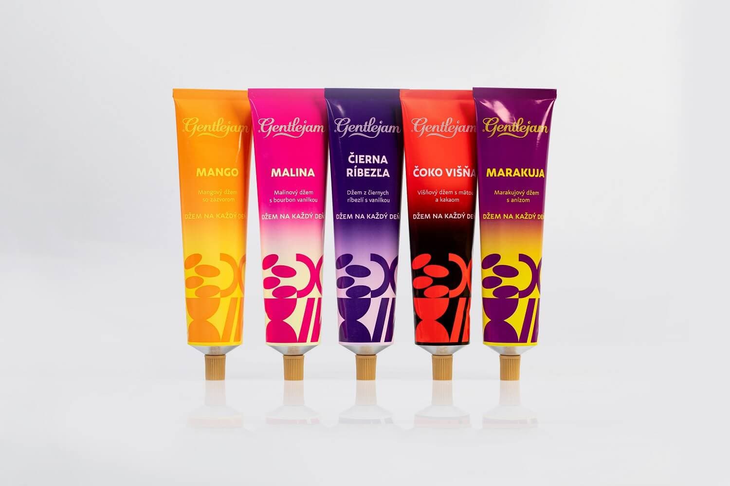 Mix 5 džemov v tube — Džem v tube